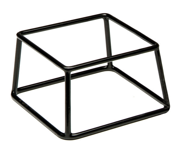 APS - Buffet-Ständer MULTI eckig, 18 x 18 cm, Höhe 10 cm, schwarz