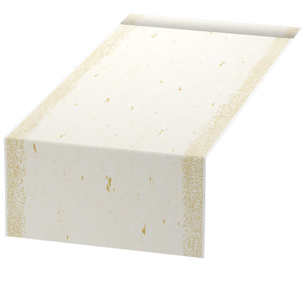 Duni, Tête-à-Tête Tischläufer Dunicel - Celebrate Cream, 24 m x 40 cm
