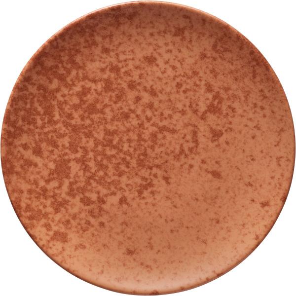 Bauscher, Sandstone Orange - Teller flach rund coup, 23 cm