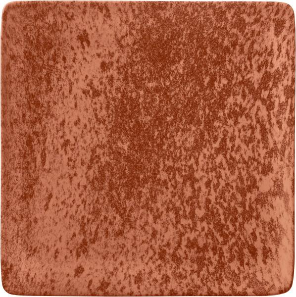 Bauscher, Sandstone Orange - Teller flach quadratisch, 29 cm