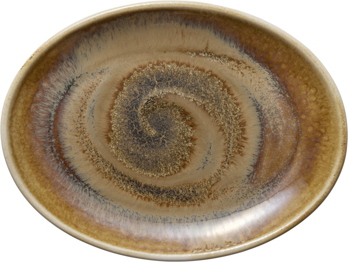 Perfect Match Cumin - Platte oval coup, 25 x 19 cm