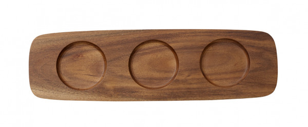 Villeroy & Boch Artesano Original Tablett Dipschälchen Holz L 30 cm 