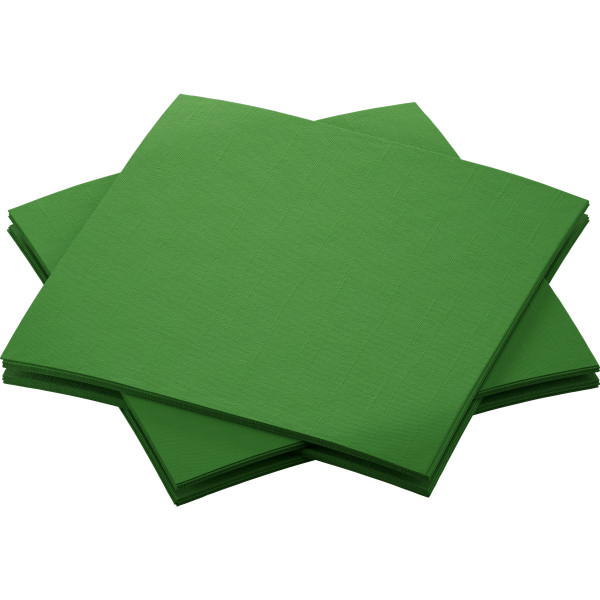 Duni, Bio-Dunisoft-Servietten, 20 x 20 cm, leaf green