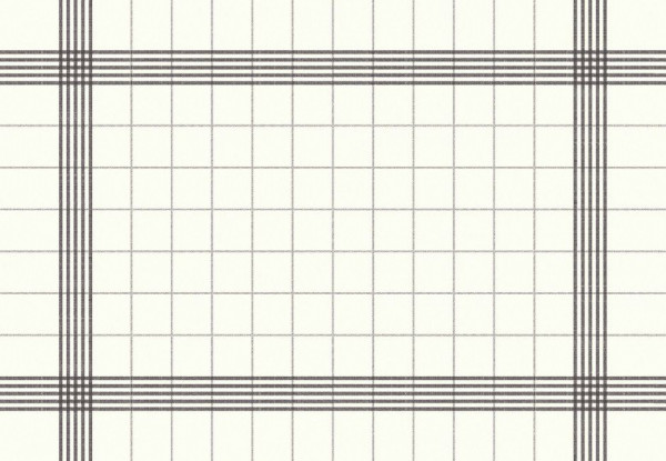 Duni, Towel Napkin weiß-grau, 38 x 54 cm