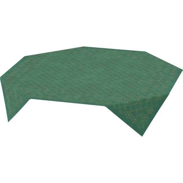 Duni, Mitteldecken Dunicel - Gilded Star Green, 84 x 84 cm