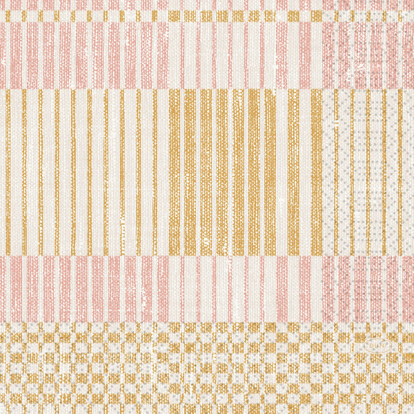 Duni, Zelltuchservietten - Filati Pink, 33 x 33 cm, 3-lagig, 1/4-Falz