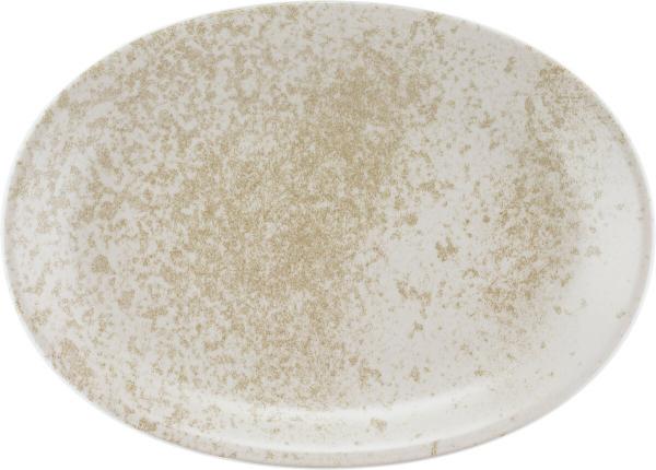 Bauscher, Sandstone Beige - Platte oval, 32 x 23 cm
