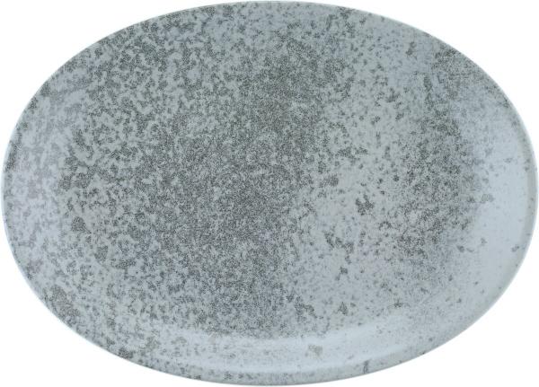 Bauscher, Sandstone Gray - Platte oval, 37 x 27 cm