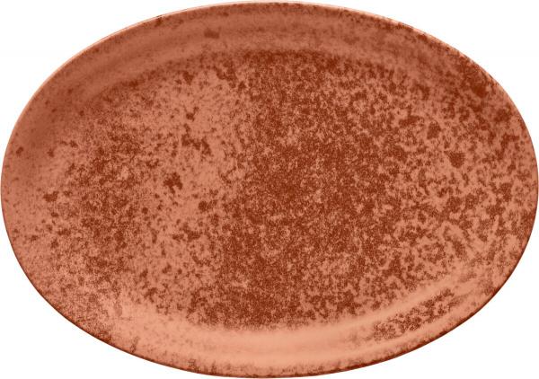 Bauscher, Sandstone Orange - Platte oval, 32 x 23 cm