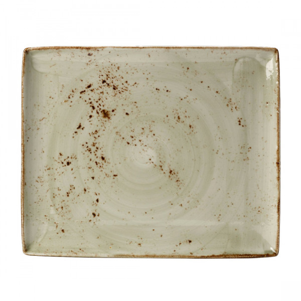 Steelite, Craft Green - Platte rechteckig, 33 x 27 cm