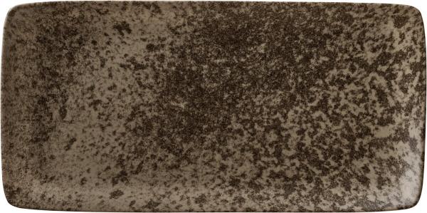 Bauscher, Sandstone Dark Brown - Platte rechteckig, 30 x 15 cm
