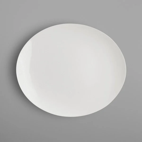 RAK, Banquet - Teller flach oval , 300 x 255 mm, cremeweiß