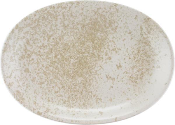 Bauscher, Sandstone Beige - Platte oval, 37 x 27 cm
