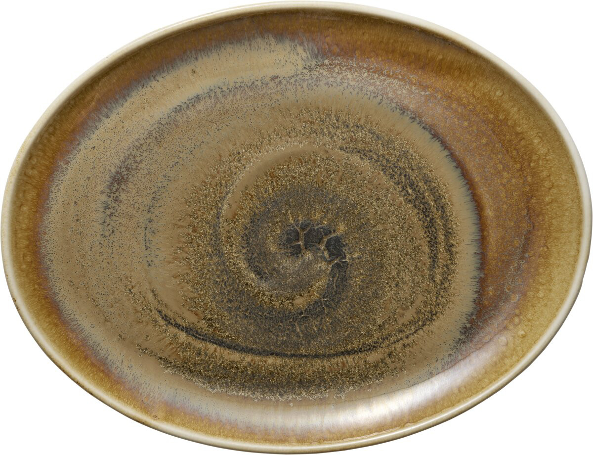 Perfect Match Cumin - Platte oval coup, 31 x 24 cm