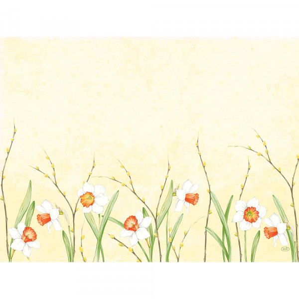 Duni, Papier-Tischsets - Daffodil Joy, 30 x 40 cm