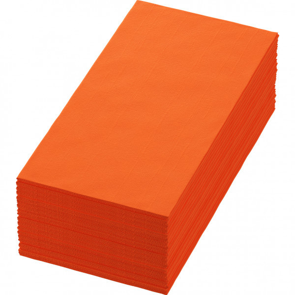 Duni, Zelltuchserviette, 40 x 40 cm, 3-lagig 1/8 Buchfalz, Sun Orange