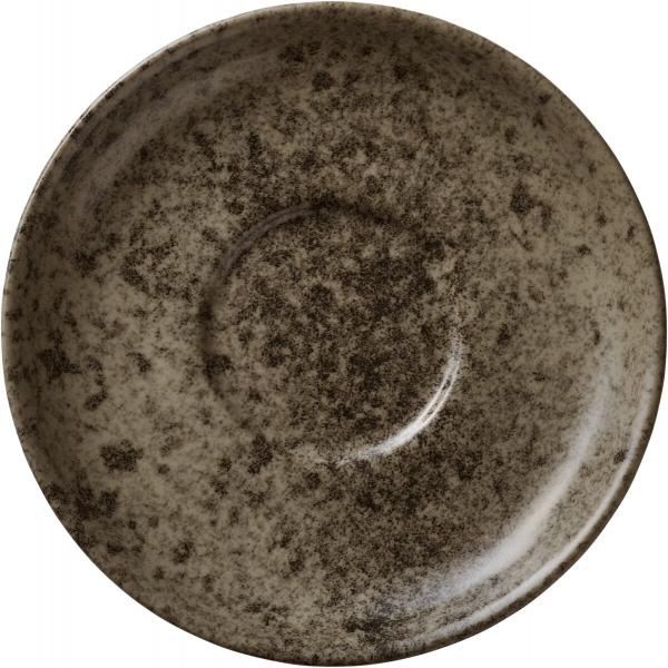 Bauscher, Sandstone Dark Brown - Kombi-Untertasse rund, 16 cm