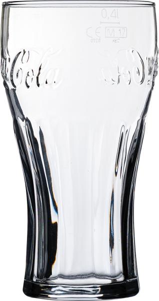 Luminarc , Coca-Cola FH46 Konturglas 37cl,  0,4 ltr. /-/