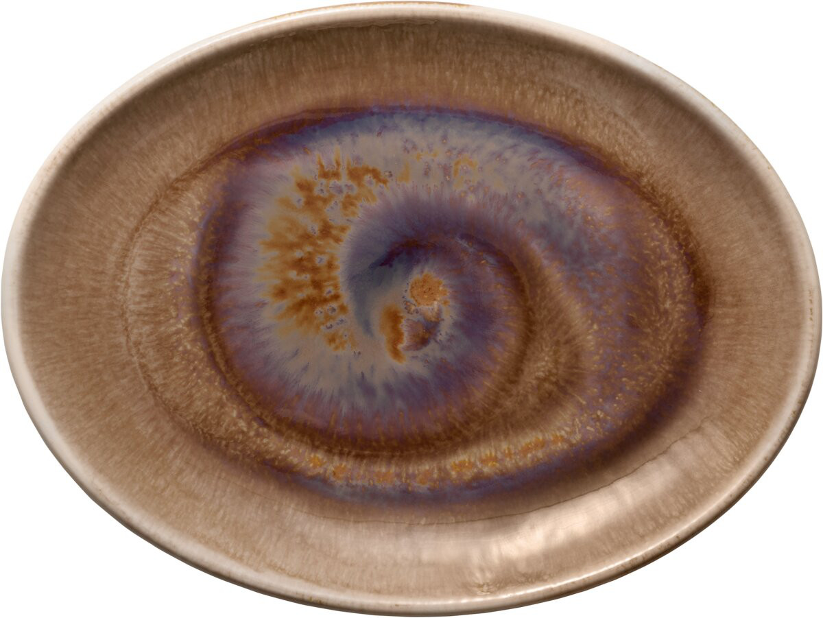 Perfect Match Oyster - Platte oval coup, 25 x 19 cm